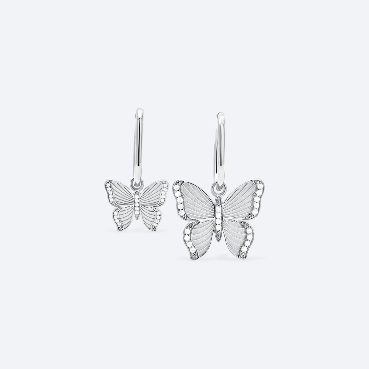 INÁ Hoop Earrings (Whisper)